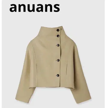 anuans 스탠드넥 리버 숏코트