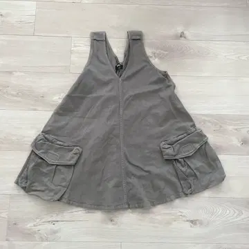 주카 슬리브리스 튜닉 V넥 M 일본제 면 무지 베스트