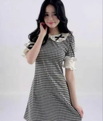 JILTU petit frill sleeve dress 지르튜