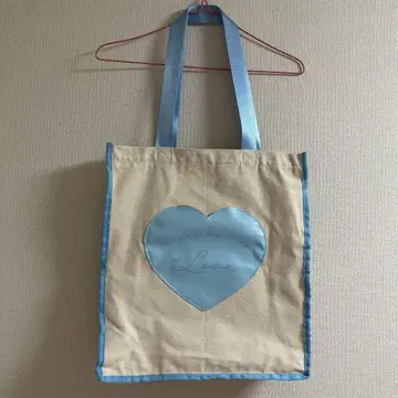이코러브 오토시마 리사 하트 로고 토트백