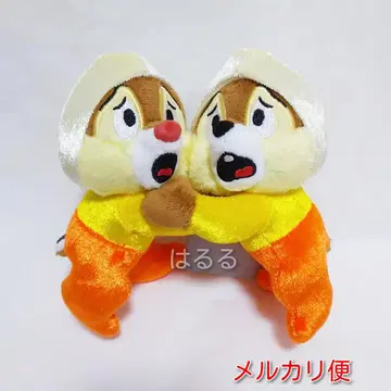 디즈니 할로윈 칩 앤 데일 유령 봉제 인형 키링
