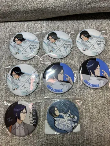 BLEACH 이시다 우류 캔뱃지 8개 세트