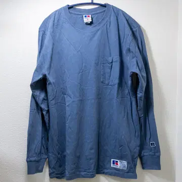 Russell Athletic 긴팔 티셔츠 M 블루
