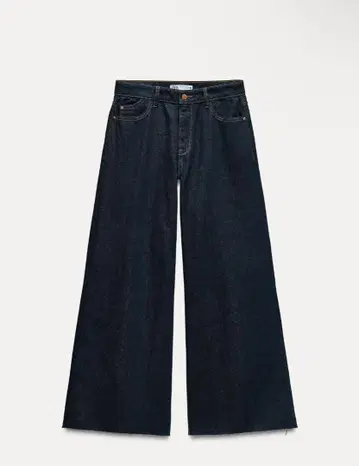 ZARA 와이드 플레어 데님