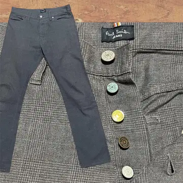 Paul Smith 폴스미스 컬러풀 버튼 플라이 코튼 팬츠