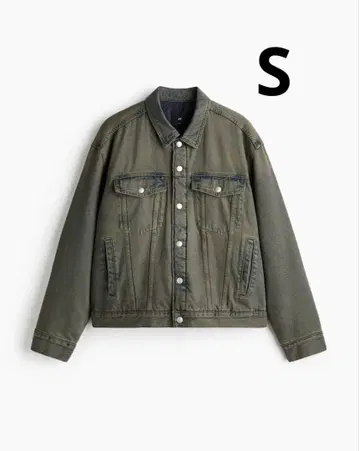 H&M 루즈핏 데님 자켓 s