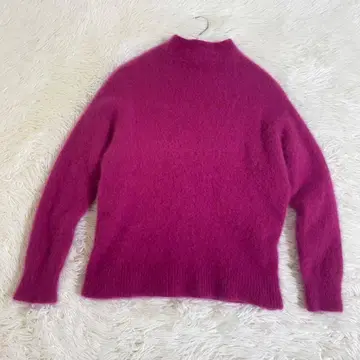 LUCA/LADY LUCK LUCA 라쿤 니트 스웨터 F 마젠타