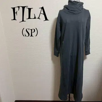 FILA/휠라 (SP) 원피스/다크 그레이/롱/후드티/후드 부착