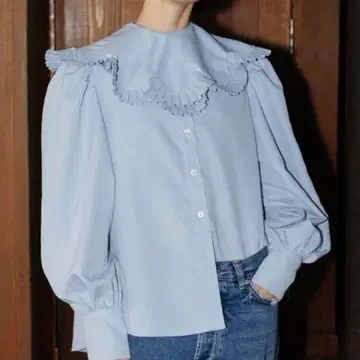 Bibiy. FRANCESCA BLOUSE BLUE