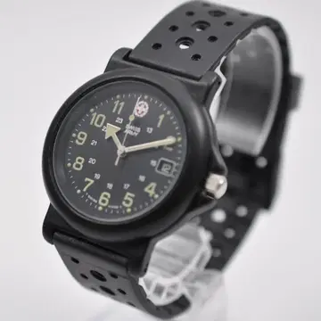 SWISS ARMY 쿼츠 손목시계 밀리터리 워치 블랙 스위스 아미