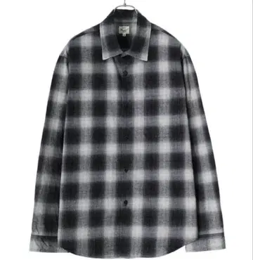GOLD COTTON NEL CHECK L/S REGULAR SHIRT