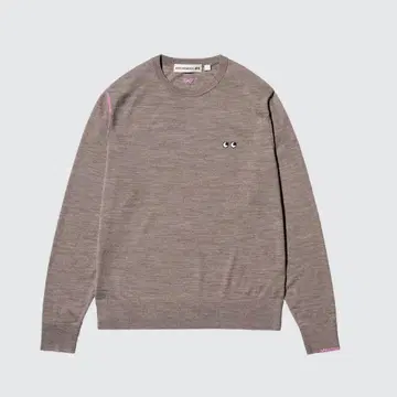Anya Hindmarch UNIQLO 브라운 메리노 스웨터 XXL