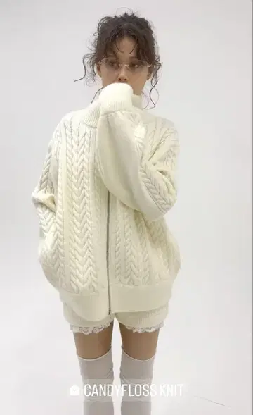 [ PELLICULE ] candyfloss knit