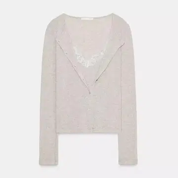 ZARA 콤비네이션 레이스 탑 자켓