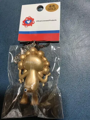 만박 한정 미야쿠미야쿠 골드 키링 만박 골드 키체인