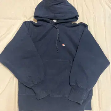 Champion Reverse Weave 후드티 M 네이비