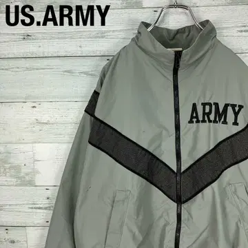 레어 사이즈 US ARMY IPFU 밀리터리 리플렉터 나일론 자켓