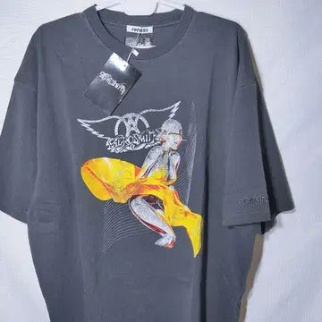 새상품 티셔츠 XL 에어로스미스 저스트 푸시 플레이 레톡스 밴딩