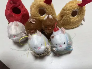 쥐 봉제 인형 & 인형옷 가챠 묶음 판매