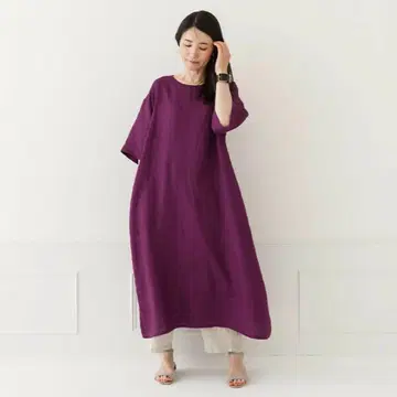 완판템! 택 포함 새상품 crea delice 린넨 100% 원피스