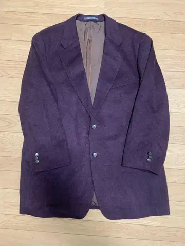 [새상품급] 적자색 테일러드 자켓 3버튼
