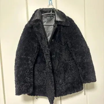 moussy 리버서블 페이크 레더 자켓