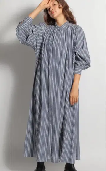 니코앤드 스트라이프 롱 셔츠 원피스 nico and 가격 인하