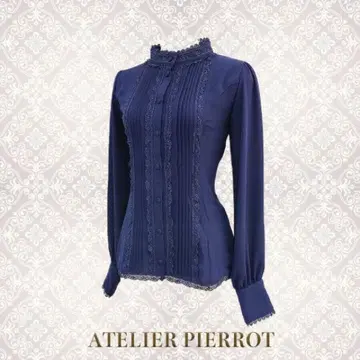 ATELIER PIERROT Calmato Blouse 쉬폰 블라우스