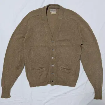 50s 60s MARSHALL FIELD 카멜 헤어 가디건 M