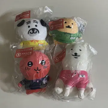 농담곰 로손 제일복권 경품 마스코트 4개 세트
