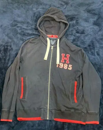 TOMMY HILFIGER 풀 집업 후드티