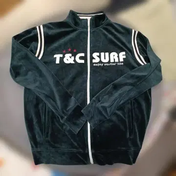 T&C SURF 벨로아 저리 다크 그린