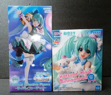 [ 미개봉 새상품 ] 하츠네 미쿠 라스칼 시나몬 롤 피규어 세트