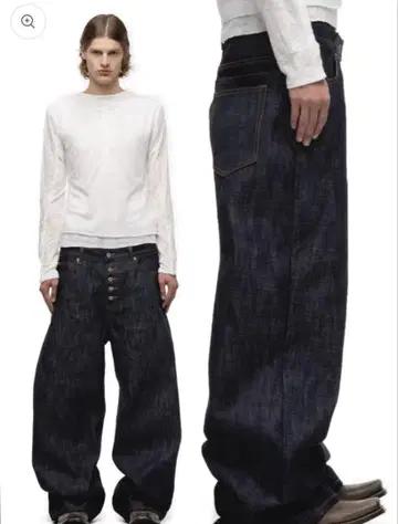 RAW DENIM JAPANESE LOOSE FIT BLUE