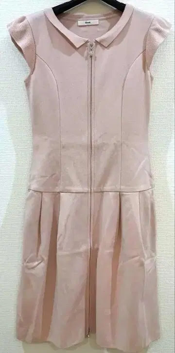 르네 핑크 프릴 소매 원피스