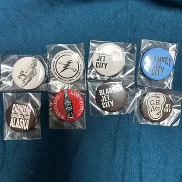 BLANKEY JET CITY 캔뱃지 8개 세트