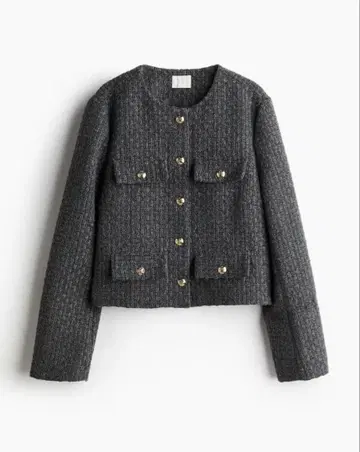 h&m 트위드 자켓 그레이 M 사이즈