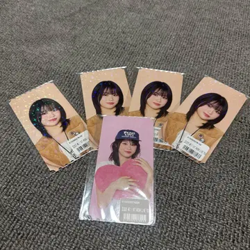 ME:I 온라인 복권 사사키 코코나 5장 세트 + 카라비너