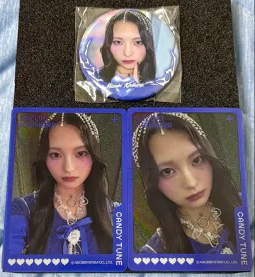 CANDY TUNE 캬룬츄 키리하라 미즈키 굿즈 트레이딩 카드 캔뱃지