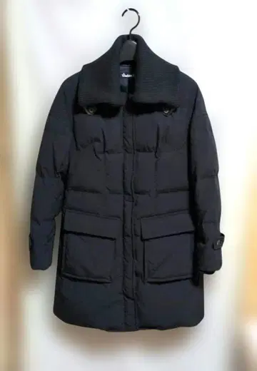 miumann H 미우만 에이치 다운 코트 립 포함 네이비 M