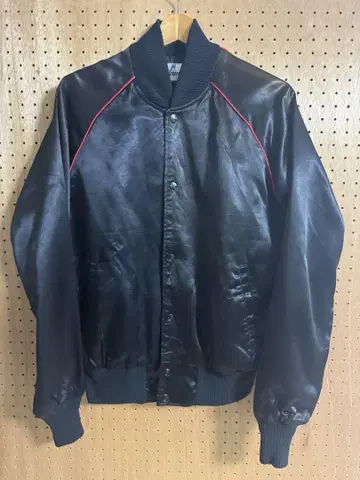 80's Vintage NBC Peacock Staff Jacket XL