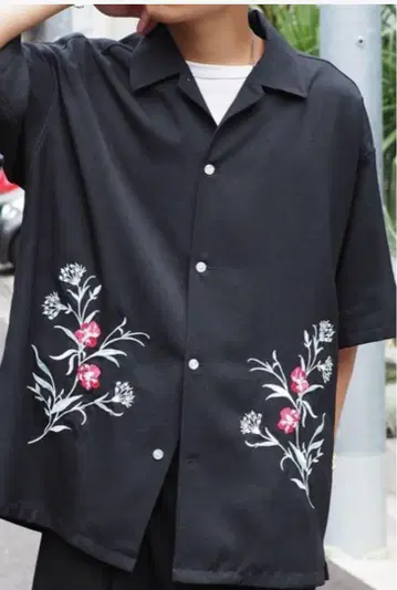 [WEB 한정판] BeAMS DOT / 자수 셔츠