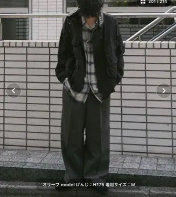 HIGH TWISTED GABA WIDE TUCK SLACKS