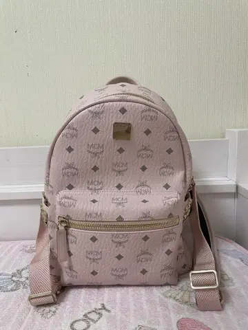 MCM 파우더 핑크 백팩