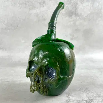 레어 MEDICOM TOY PUSHEAD SOUR 소프트 비닐 그린 라메