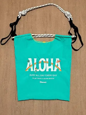 Aloha 디자인 하와이안 토트 백 PUKANA 숄더 포함