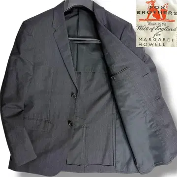 J7259 새상품급 마가렛호웰 FOX BROTHERS 언라이닝 자켓 M