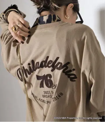 미사용품 라빠르망 Embroidery L/S TEE