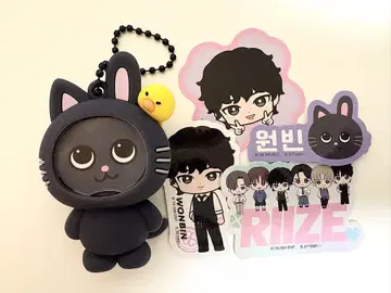 RIIZE PARK 원빈 포토 프레임 키링 플렉 시일