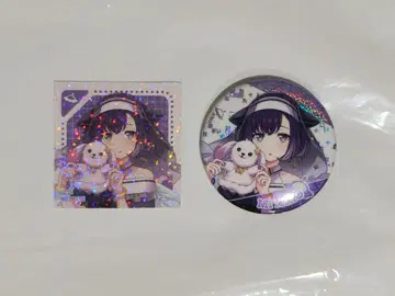 뱅드림 무한대 뮤타입 후지 토코 10주년 기념 캔뱃지 스티커